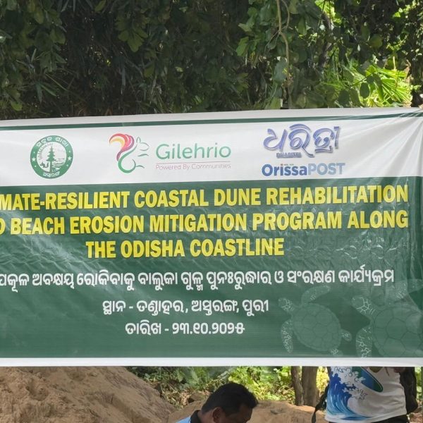 Tandahar Leads Community-Driven Coastal Restoration in Astaranga, Puri